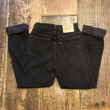 [USED] Levi's 512 SLIM BLACK DENIM