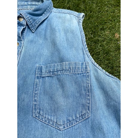 [USED] ノースリーブ デニムシャツ