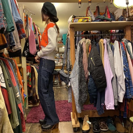[USED] Levi's 濃紺フレアDENIM