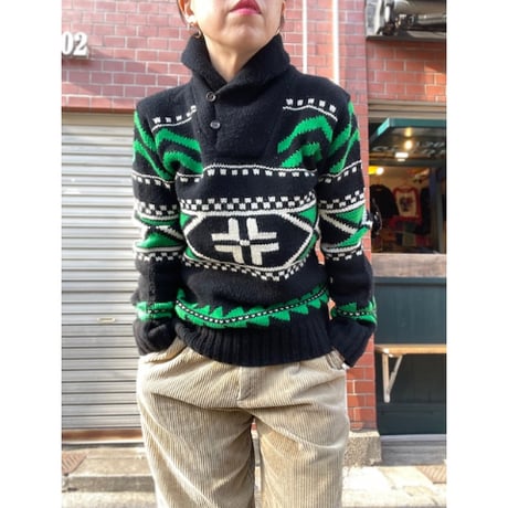 [USED] POLO RalphLauren ショールカラーニット