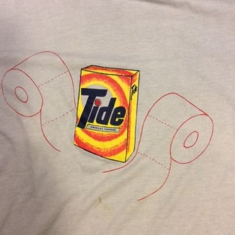 [USED]かわいいトイレットペーパープリントTee