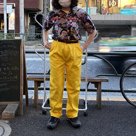 [USED] Euro WORK PANTS "YELLOW💛''