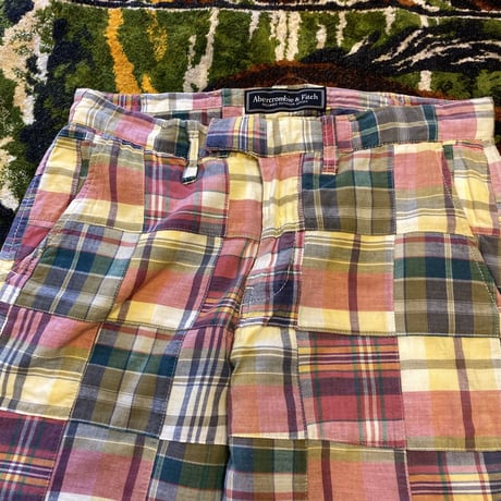 [USED] パッチワークチェック柄PANTS
