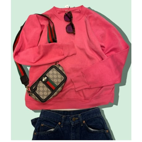 [USED] vintage PINK SWEAT