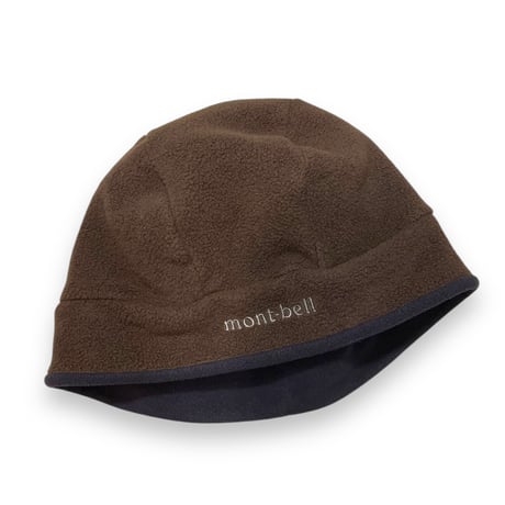 [USED] "mont-bell" ブラウンフリースCAP