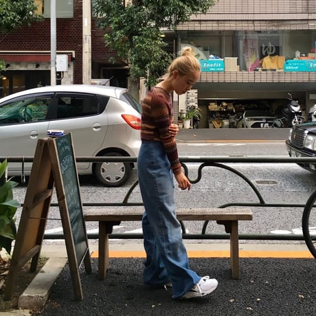 [USED] 80's Levis WIDE DENIM PANTS
