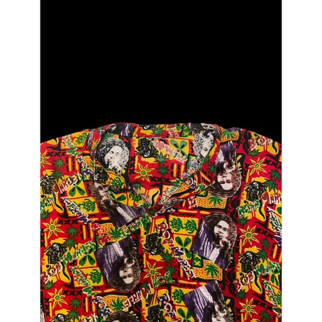 [USED] BOB MARLEY レーヨン P/O SHIRTS