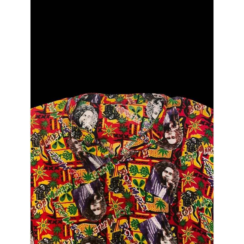 USED] BOB MARLEY レーヨン P/O SHIRTS | garden730
