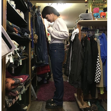 [USED] Levis517 濃紺フレア