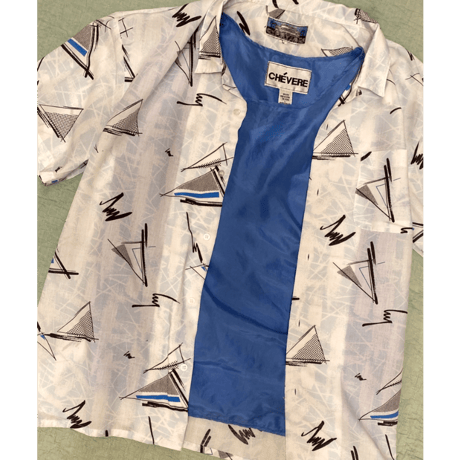[USED] 100％silk ノースリーブトップス(blue)