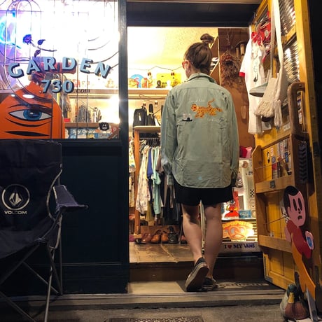 [I&ME]  レーヨン Bowling Shirts