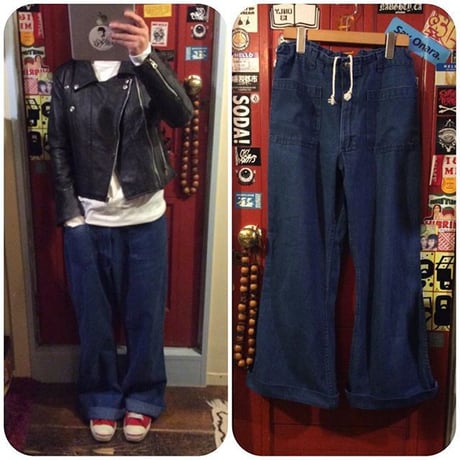 [GARDE-Nworks] US NAVY DENIM PANTS