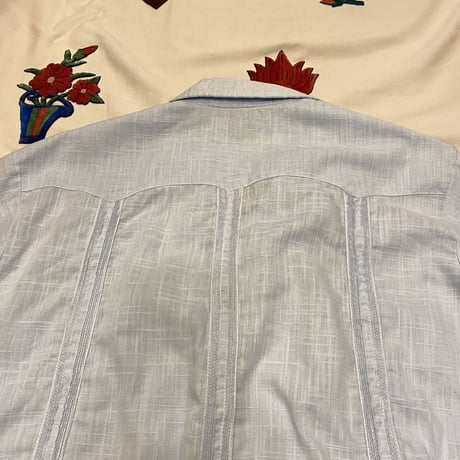 [USED] さわやかBLUE CUBA SHIRT！