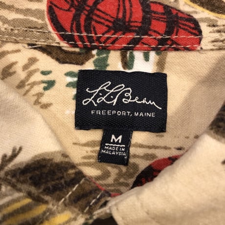 [USED]  L.L.Bean 総柄シャツ♡