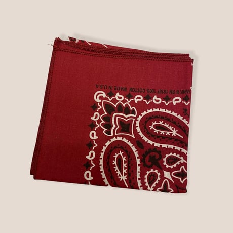 [SELECT] ペイズリーBANDANA  made in USA.