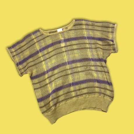 [USED] S/S かぎ編み サマーニット