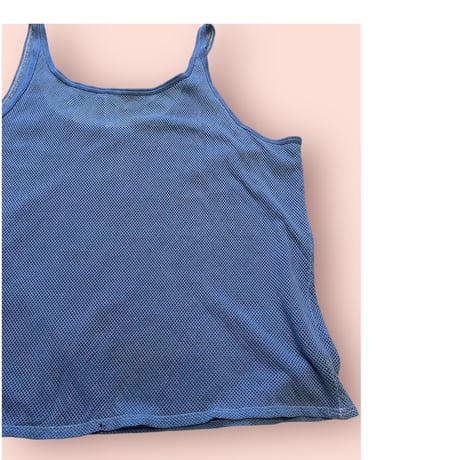 [USED] Euro COTTON メッシュタンク BLUE