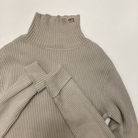 [USED] POLO JEANS タートルリブニット