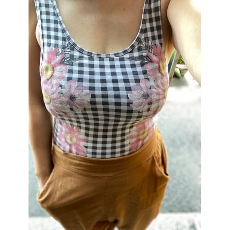 [USED] 花柄 BODY SUIT