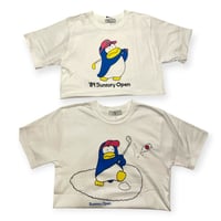 [DEADSTOCK] "SUNTORY" sontory cup⛳️ペンギン プリントTee💙