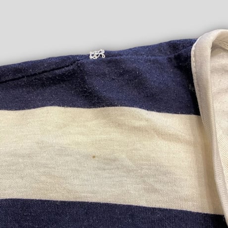 [USED] ヘンリーネック ボーダーTee