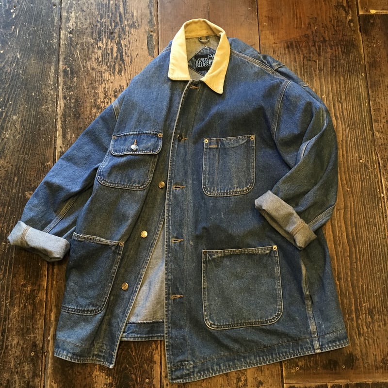 【美品】ロンハーマ☆XL　ユーズド加工　デニム　カバーオール 美品】ロンハーマ☆XL ユーズド加工 デニム カバーオール - メルカリ