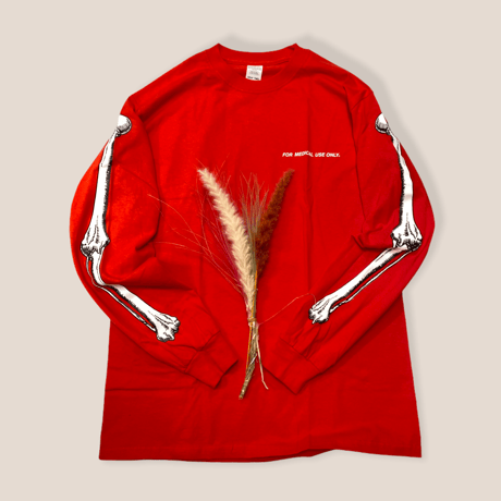 [CHEAP TIME$]  袖ROGO Tee  -BONE-