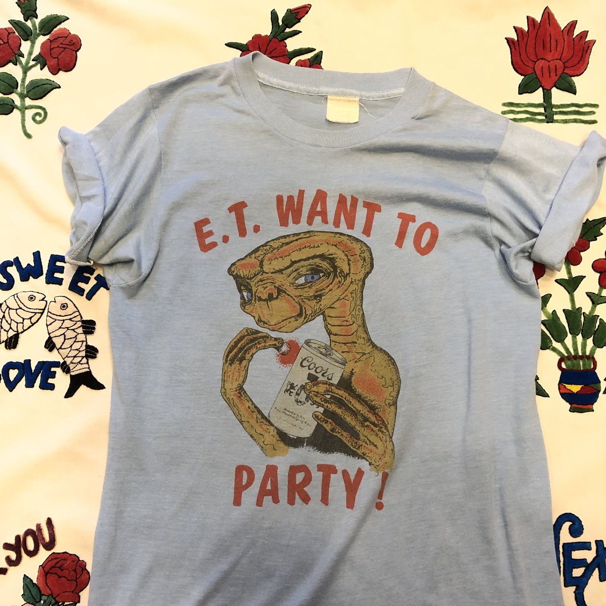 USED] E.T. WANT TO PARTY♡ VINTAGE Tee | garde