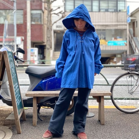 [USED]  編み上げ COTTON Hooded JKT
