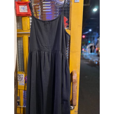 [USED] 黒ストラップワンピース