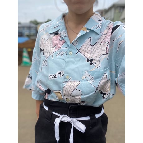 [USED] GOOD PRINT vintage 柄シャツ