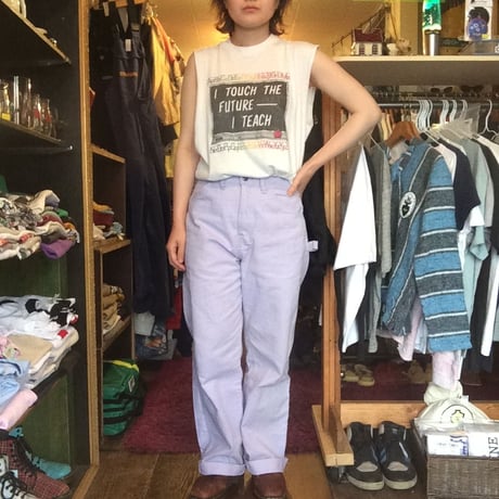 [USED] OLD DEE CEEペインターパンツ/ うす紫