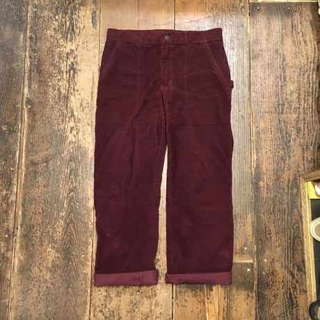 [USED] WINE RED コーデュロイパンツ made in Englamd