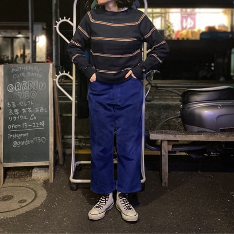 [USED] マルチボーダー ACRYL KNIT！