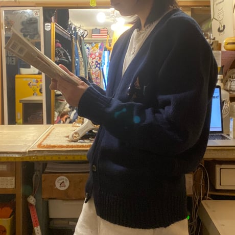 [USED] made in FRANCE!! ニットカーディガン
