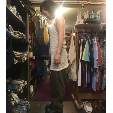 [USED] YELLOWメッシュタンク