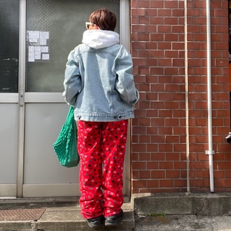[USED] 総柄 パジャマパンツ