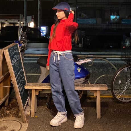 [USED] 真っ赤なタートルネックTOPS♡