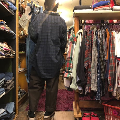 [USED] DOCKERS CRAZY PATTERN ネルシャツ