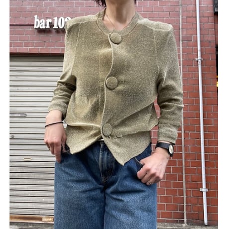 [USED] TOGA ショート丈ラメラメカーディガン ✨