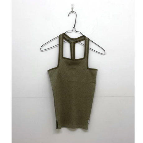 [Aquvii] "□■" TANK TOP