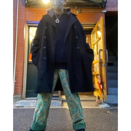 [USED]  "LONDON FOG" トレンチコート BLACK