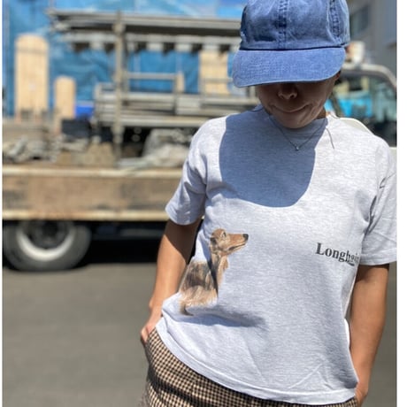 [USED] かわいっ❤️“Long haired Dachshund " Tee🐶