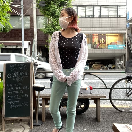 [USED]ドット柄BODY SUIT ●