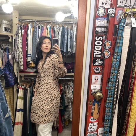 [USED]see by chloe レオパード シャツ ワンピース♡