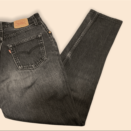 [USED] made in U.S.A.♡ Levi's 901 BLACK