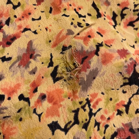 [USED] レーヨン フレア パンツ orange