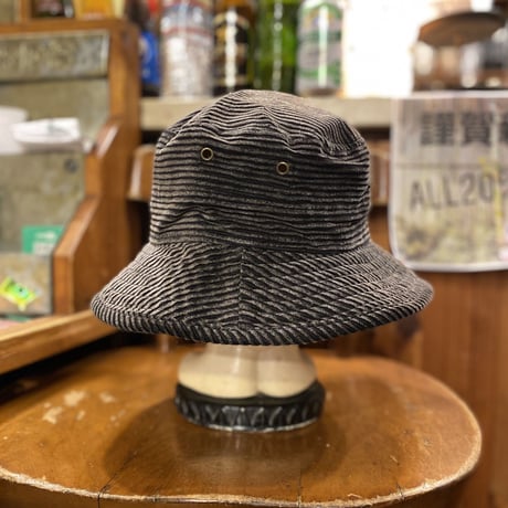 [USED]  "DARK GREY" CORDUROY HAT！