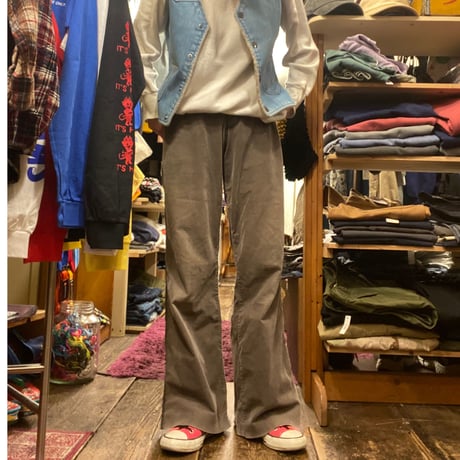 [USED]ゆるっとコーデュロイフレアパンツ