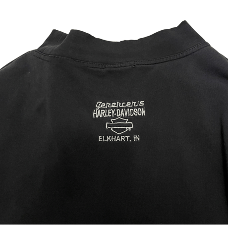 [USED] HARLEY DAVIDSON "BORO" モックネック L/S Tee